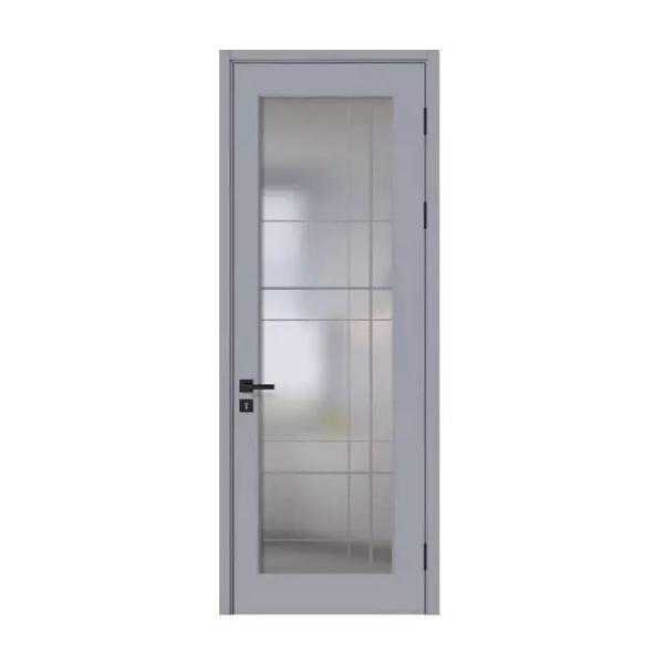 Frosted Glass Bathroom Wood Door Modern Waterproof Interior Wooden 45mm / 50mm