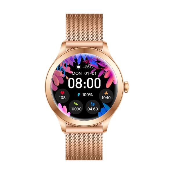 KW10 Max Lady Classic Style Smartwatch 1.3 Inch Women's Health Smart Watch Waterproof