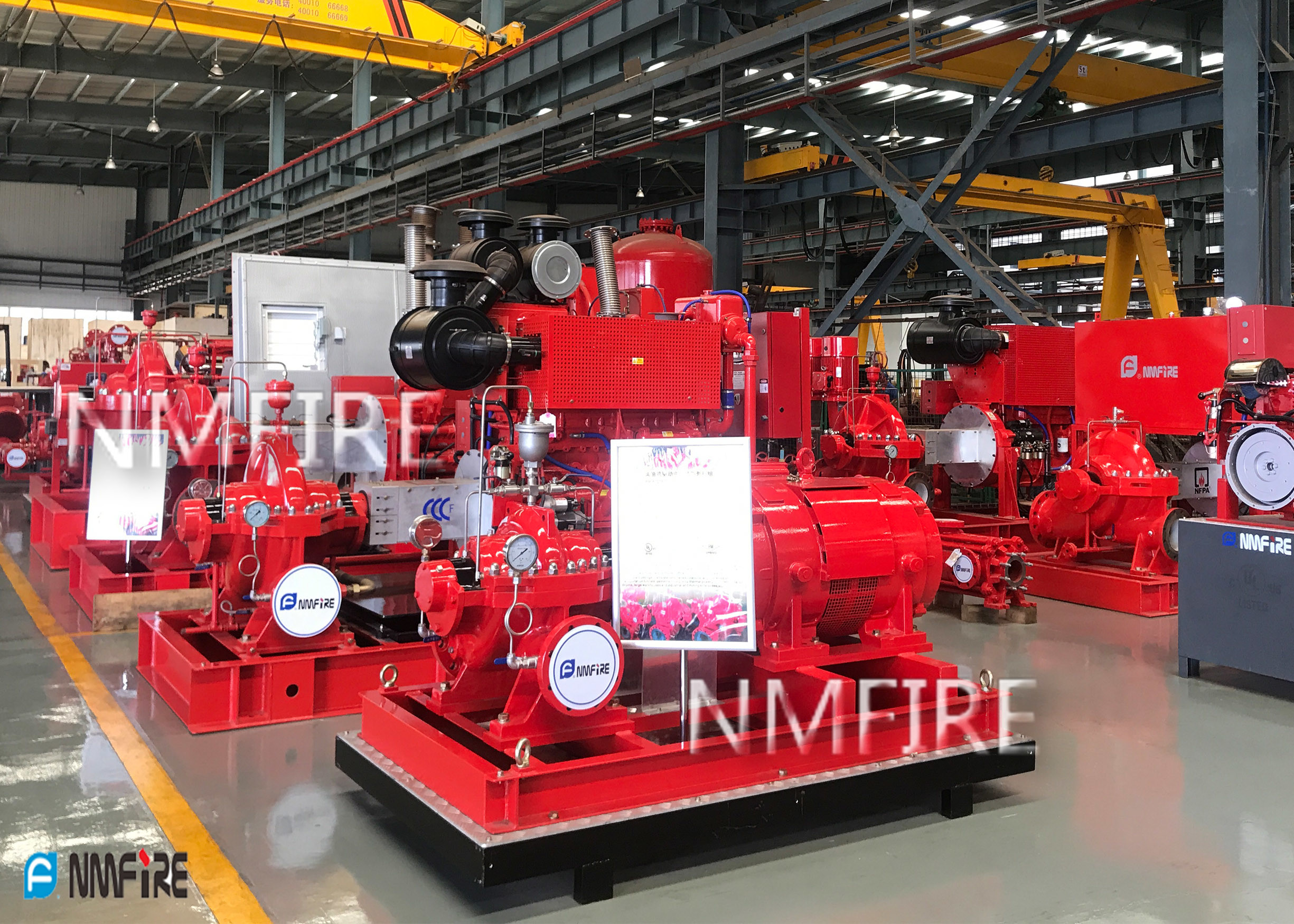 Система насоса 750 GPM электрическая противопожарная/противопожарные UL FM NFPA 20 насосной системы 170PSI противопожарная