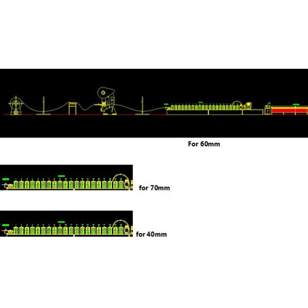 Octagonal Tube Forming Machine For Europe Roller Door