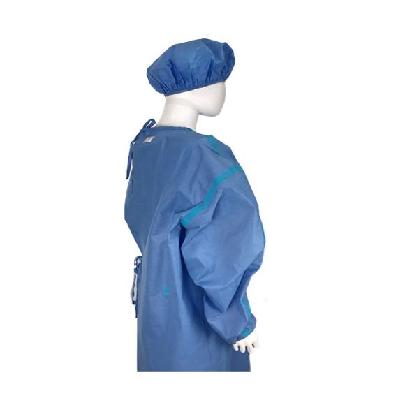 Nontoxic Disposable Protective Gown Level 3 Medical Gowns 35-45gsm