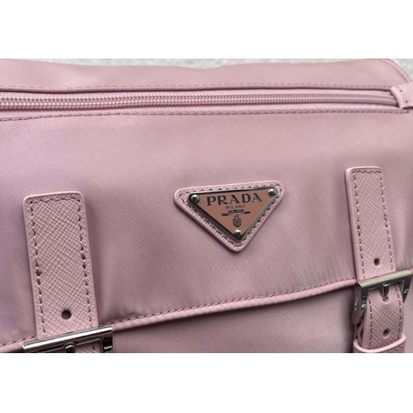 Triangle Logo Luxury Canvas Bag , Adjustable Nylon Shoulder Strap Luxury Messenger Bag