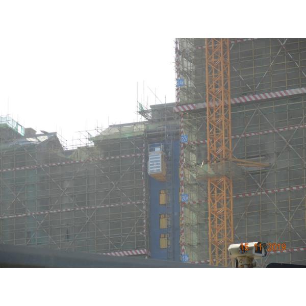 Twin Cage Transport TUV 2000KG Passenger And Material Hoist