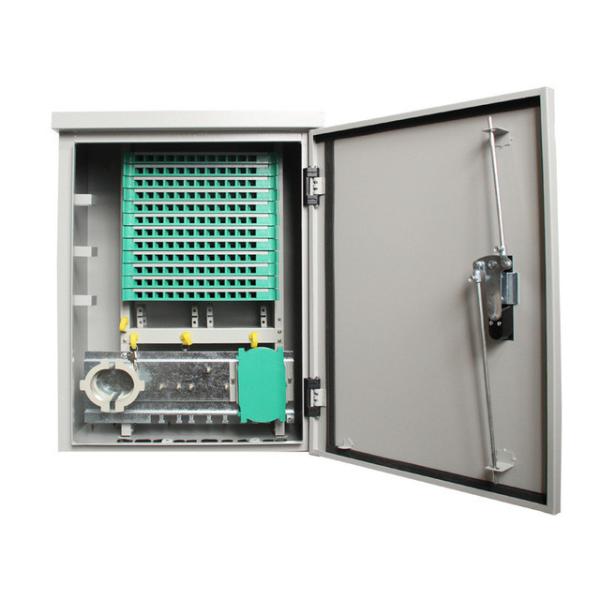 Telecommunication Outdoor Wall Mounted 144 Core Fiber Optic Cabinet with Splitter