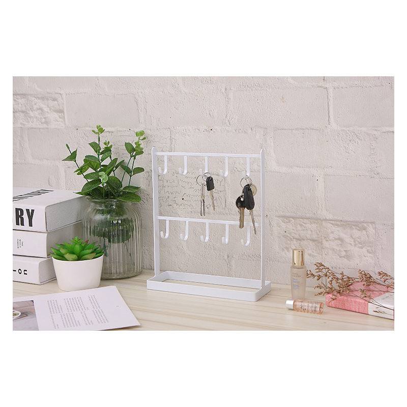 Customized Material Keychain Earrings Holder Stand Display for Jewelry Metal