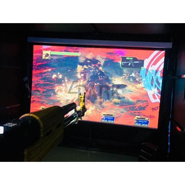 Amusement Gun Arcade 4d Alien Swarm Infrared  Game Machine 400W