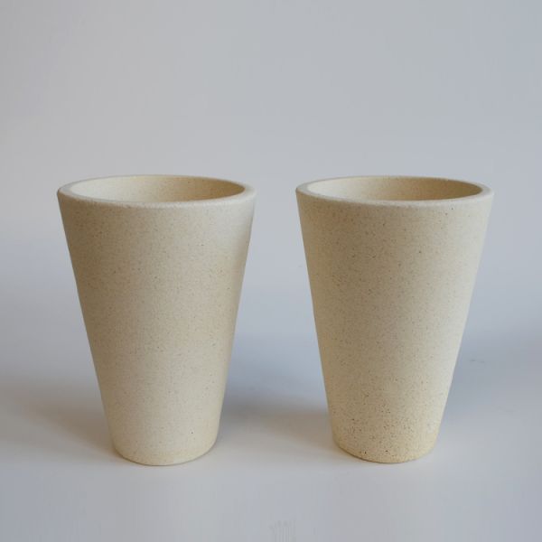 Fire Assay Lab Usage Gold Melting Refractory Ceramic Crucible Custom High Temperature