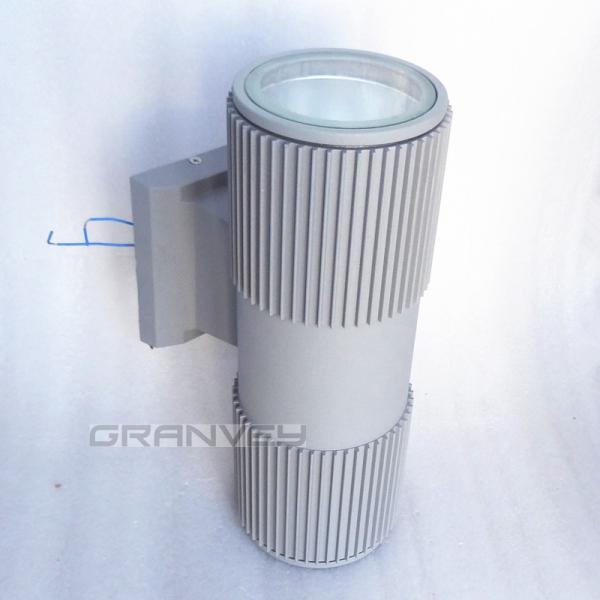 Dual Heads LED Up And Down Exterior Wall Lights , LED Cylinder Wall Sconce IP 65