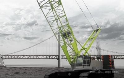 2600t Used Crawler Cranes Heavy Duty Crawler Crane 2020 Model Zoomlion ZCC2600