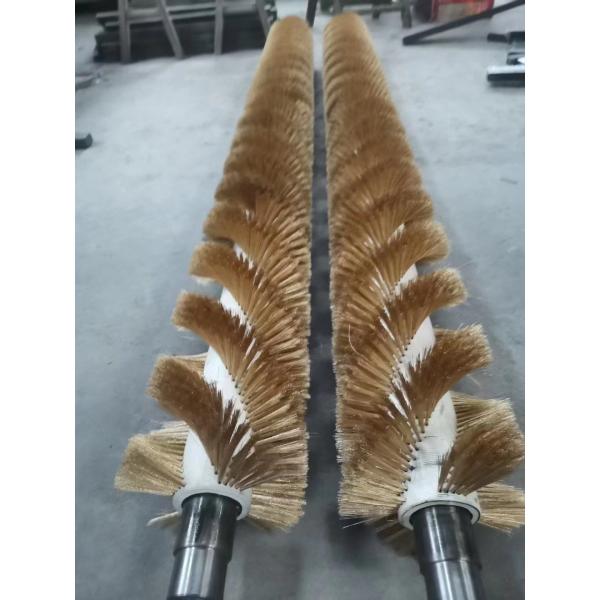 Industrial Strong Wear-Resistant Rust Removal Winding Brush Roller Spiral Wire Planting