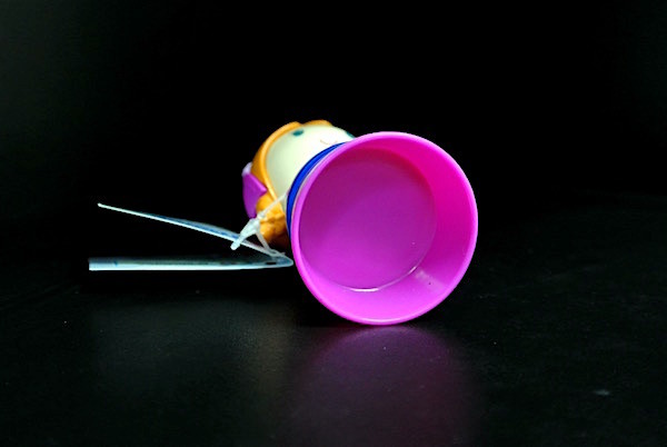 Frozen Princess Plastic Toy Figures With Disney Logo Blue / Pink Color