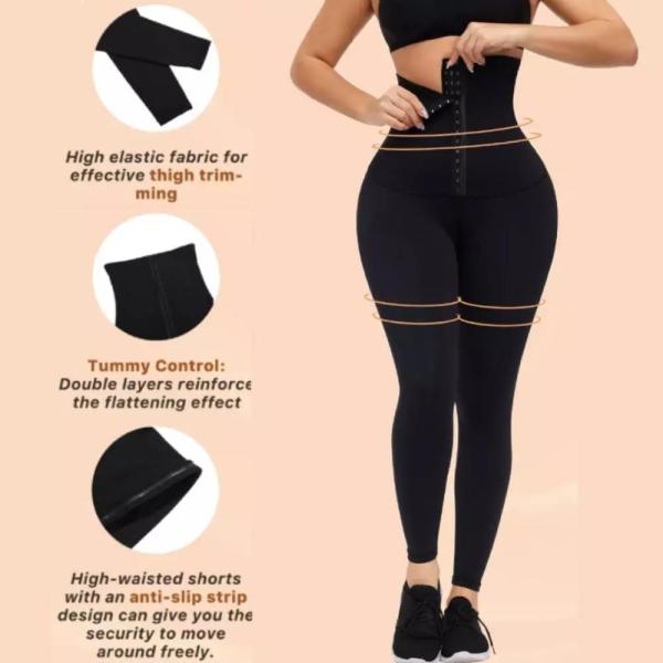 Неопренный тренажер талии спортивные йога брюки Леггинсы для сжигания жира потеря веса от HEXIN