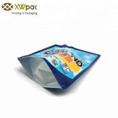 Plastic Laundry Detergent Reusable Spout Pouch Customized Size And Color