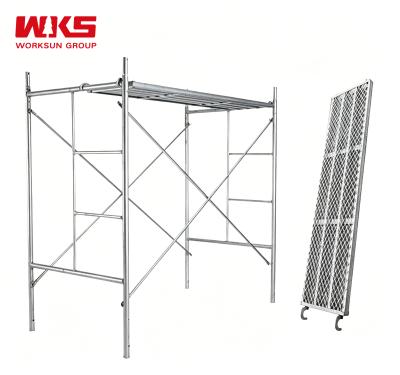 Stable Frame Scaffolding System Modular Galvanised Steel Scaffolding Lightweight