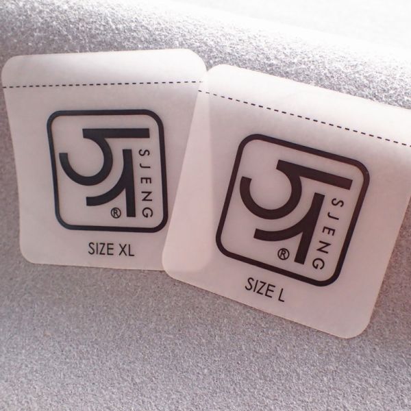 Clothing Label Custom Transparent Label Size Clothing Cotton Printing Trademark Clothing Thermal Transfer Printing