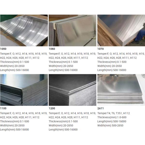 Металлический лист 10m алюминиевого сплава 1050 листа 1010 алюминиевого сплава доказательства воды ASTM AISI