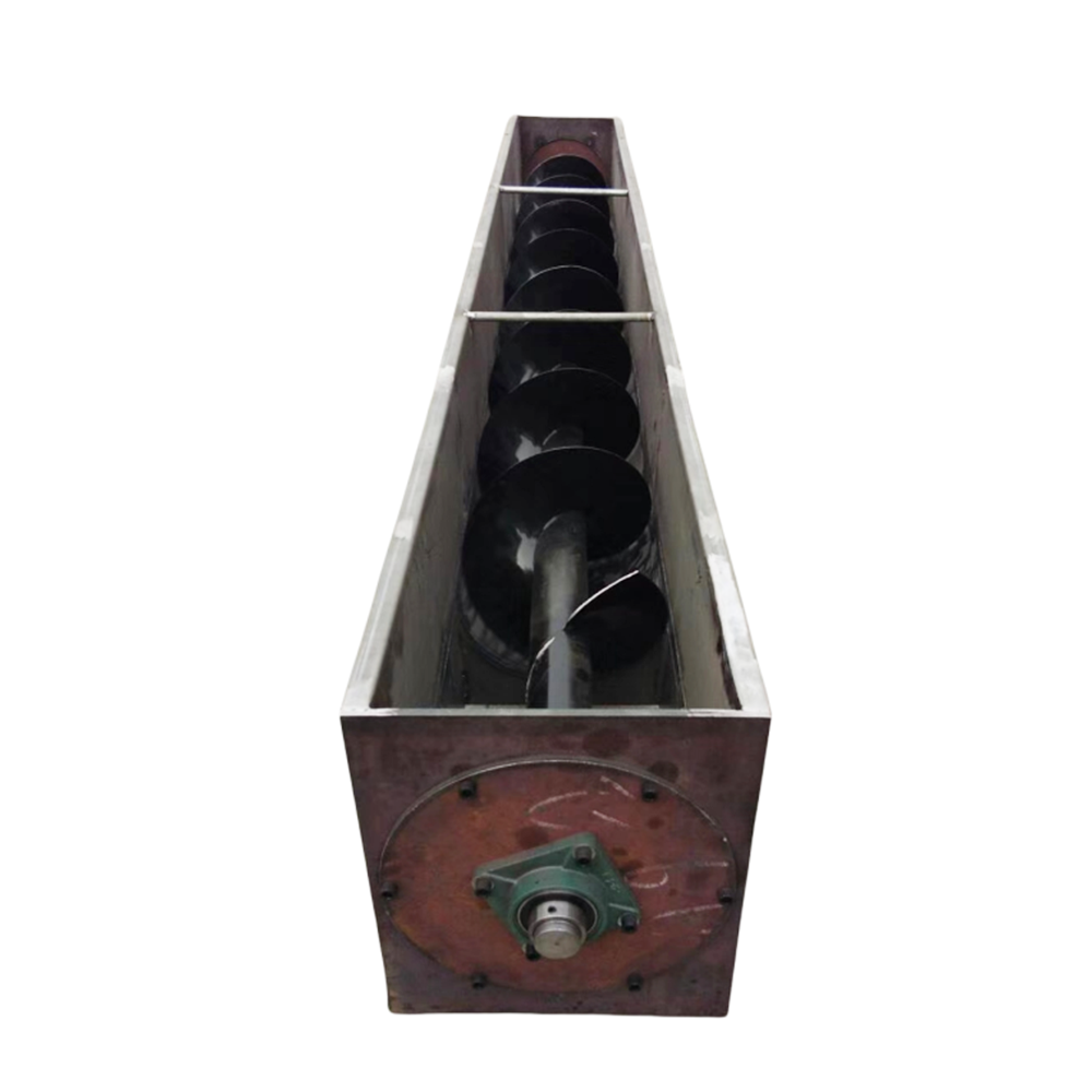 Custom Screw Conveyor Chain Scraper Screw Crusher Waste Material Screw Conveyor Stainless Steel U-Type Screw Crusher for Industrial Plants