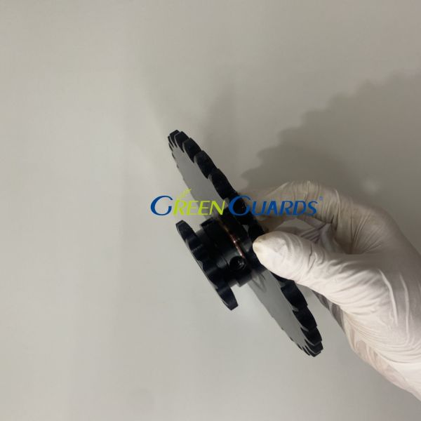 Pièces d'équipement de pelouse Double pignon 32 dents & 12 dents G210407 Convient aux épandeurs Millcreek 3100/3200 Turf Tiger