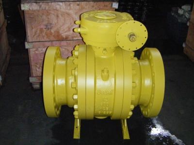 600LB válvula de entrada lateral de três peças de tipo trunnion