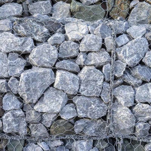 Woven Hexagonal Galvanized 4 X 1 X 1 PVC Coated Stone Basket Gabion Wall Fence Box Mesh For Wire Fencing