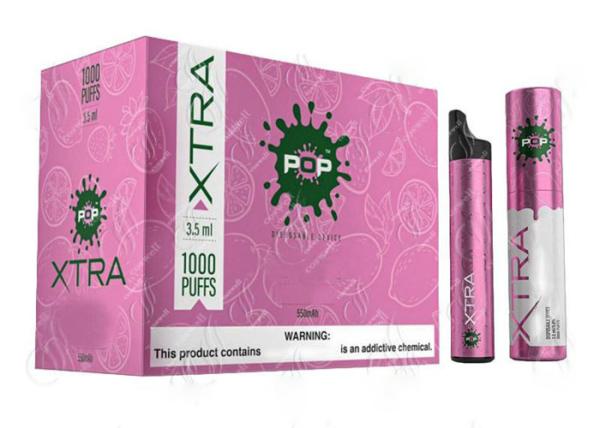 1000 Puffs Pop Pre Filled Empty Vape Pen Vapor