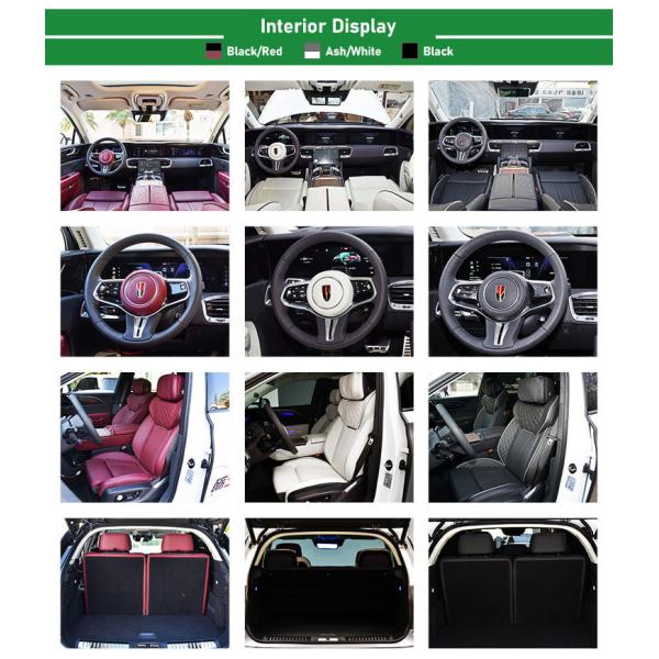 Hongqi Ehs9 Китайский электрический внедорожник роскошь 200 км / ч Дальняя дальность 690 км