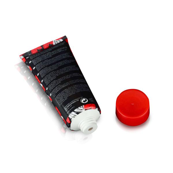 Durable High Impact  Plastic Cosmetic Tubes Red Screw On Cap 150ml 5.07 Fl.OZ