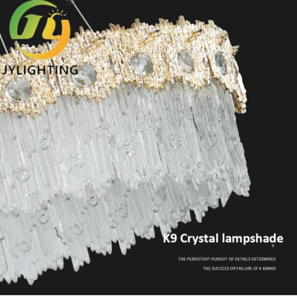 Modern Crystal Chandelier Luxury French Style LED Pendant Light for Living Room , Dining Room , Kitchen Island