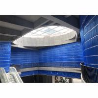 Tissu bleu super inorganique rideau à rouleaux de feu raisonnable bon prix haute qualité Xingjin