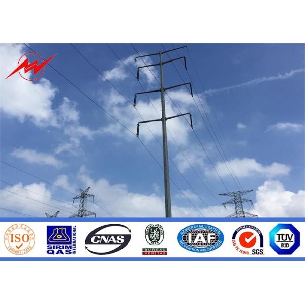 33kv transmission line electrical power pole steel pole tower