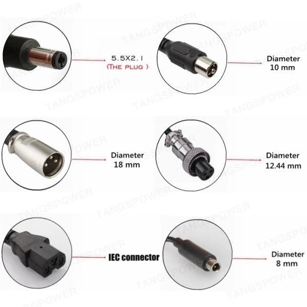 24V 36V 48V 52V 60V 2A Lithium Ion Battery Chargers E Bike 12v Li Ion