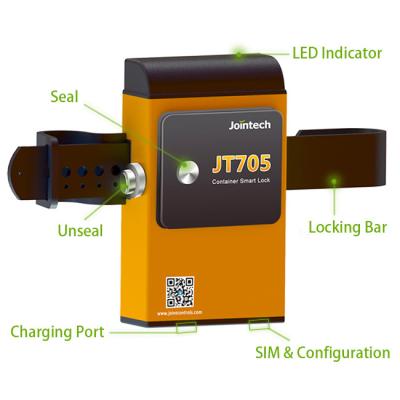 cadeado do selo de recipiente de 20000mAh Bluetooth inteligente com o NFC de SMS GPS