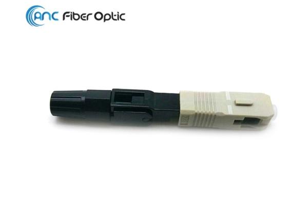 Field Installable Fiber Patch Cord Connectors MM SC/PC Fast Speed For 0.9/3.0mm Cable