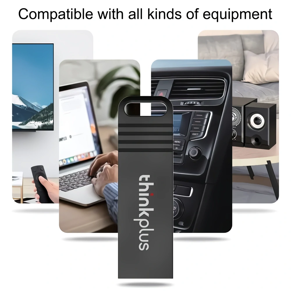 Zinc Alloy USB Thumb Drives OEM Lenovo Thinkplus MU221 U Disk Mini Pen Drive