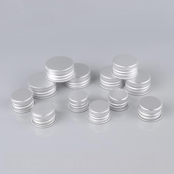 24mm 28mm 18mm Aluminium Screw Cap Essential Oil Bottle Caps Gold Silver