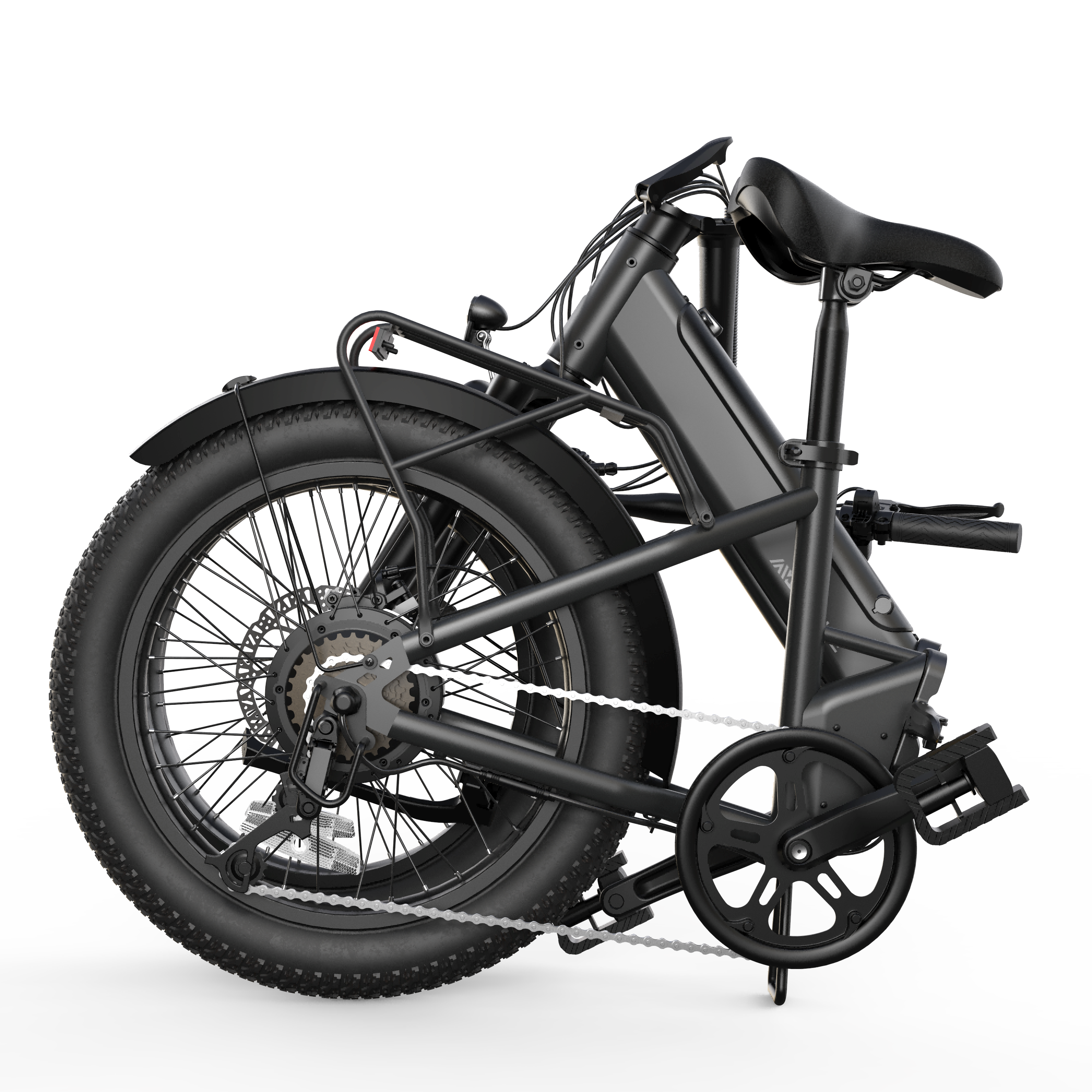 Customized F00B Electric Fatbike 20'' Electric Folding Bike Foldable Electric Bike with 450W Motor Fat Tyre Dirt Bicycle