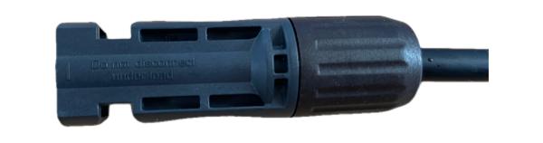 Conector fotovoltaico de 1500 VDC IP65/IP68 PPO/PA com classificação de chama V-0