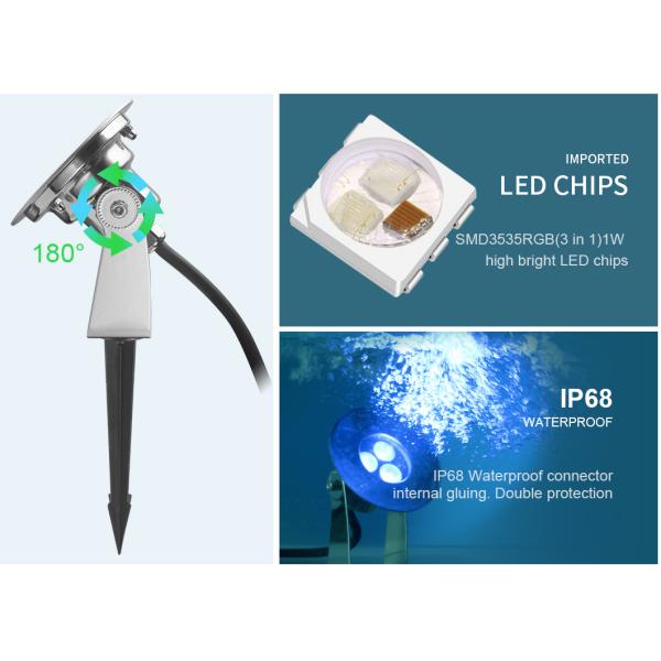 На открытом воздухе СИД RGB парка берет светлую землю на острие снабжения жилищем SS316L ввело 2 лет гарантии