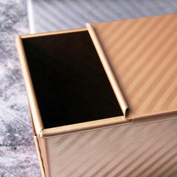 RK Bakeware China Foodservice NSF Custom Large Capacity Aluminum Loaf Pans / Square Corrugated Pullman Bread Pans (Рекламные блюда из алюминия с большой емкостью)