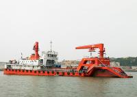 Dragueur gauche de sable de rivière de construction équipé moteur de puissance élevée de Cummins du double