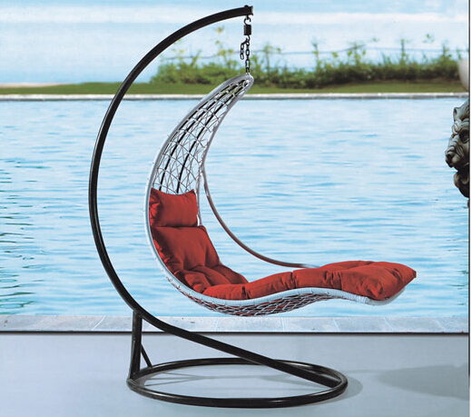 Outdoor-indoor wicker swing chair--16047