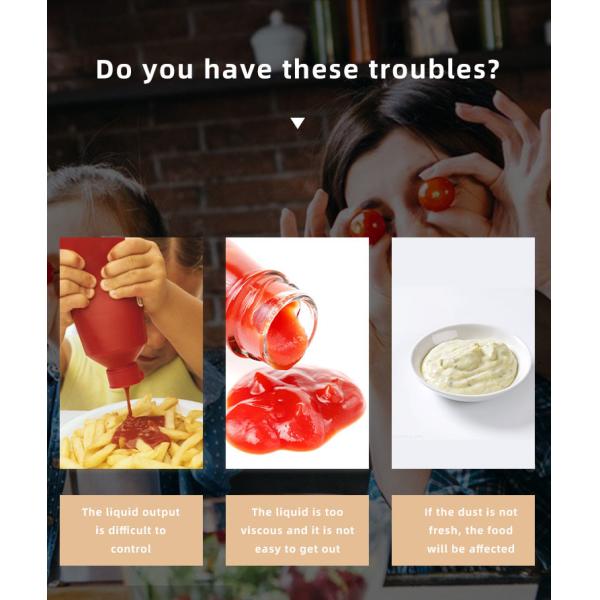 Logo Printing Square Head PP Plastic Sauce Dispenser Pump For Liquid Concentrate 67 - 400