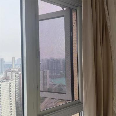 Fiberglass Retractable Screen Window Insect Resistant Mesh Window Customizable Office Home