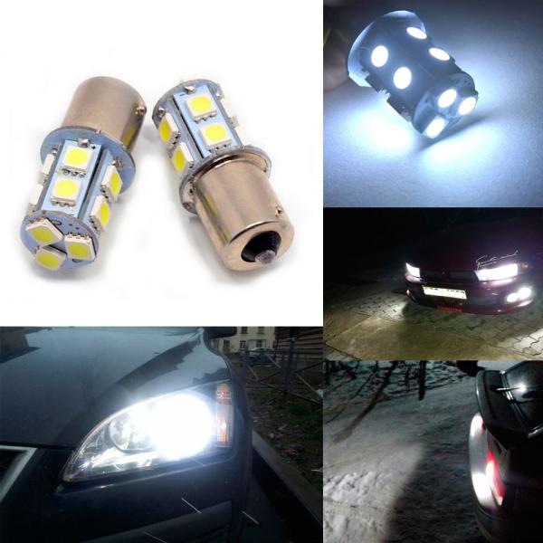12V White Led Car Headlights Interior Lamp Type 6000K Tail Brake Light