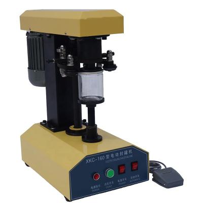 Material de embalagem metálica Máquina de costura semi-automática de latas de estanho DQ-160 com suporte online