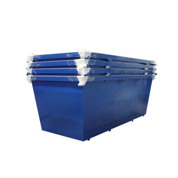 Heavy Duty Outdoor Stackable Marrel Skip Bin , Large Garbage Bin Manufacturers