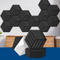 Panneau acoustique à découper soi-même en nid d'abeille de fibre de polyester pour la décoration intérieure du salon