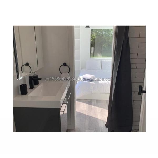 50/75/100mm Panel Sandwich de onda Pared Diseño personalizable 40 pies Casa de contenedores de envío modificada para vivir o vacacionar