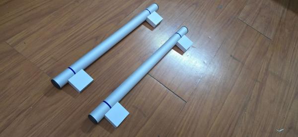 custom made CNC machining sand blast oxidation aluminum large handle for Industrial machinery