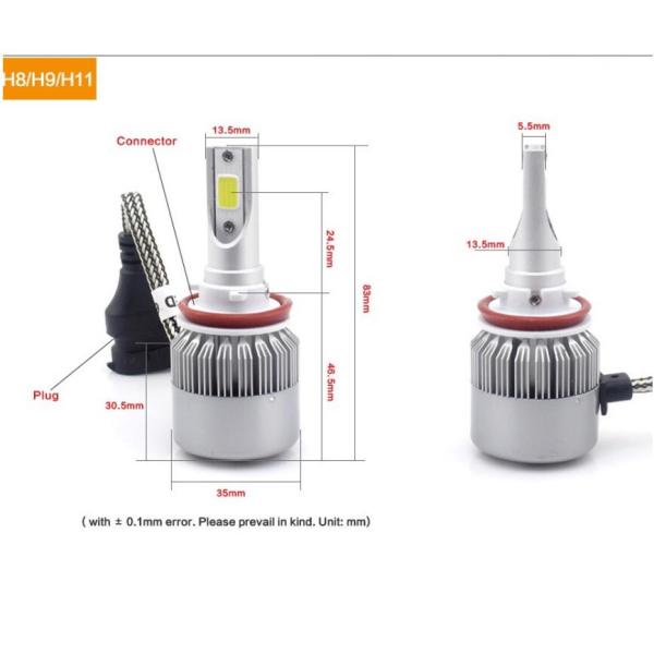 C6 36W 3800lm Car led headlight